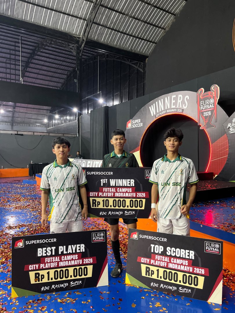 Tim Futsal UIN SSC Sabet Juara 1 City Playoff Supersoccer Indramayu 2026