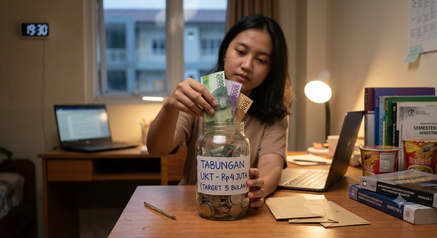 Cara Cerdas Menabung UKT 4 Juta untuk Mahasiswa Beruang Saku Pas-pasan