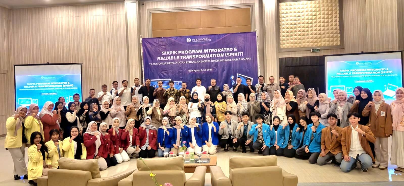 Perwakilan Mahasiswa Perbankan Syariah Terpilih Ikuti Capacity Building SPIRIT of Change untuk Digitalisasi Keuangan UMKM