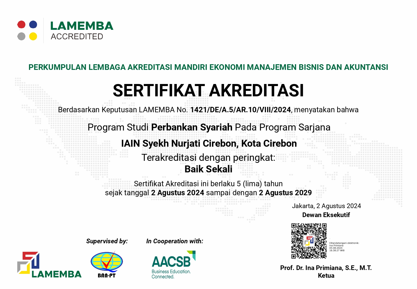 Sertifikat Akreditasi